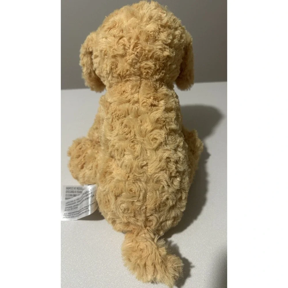 WARMIES Golden Retriever Dog Be Mine Valentine Day Stuffed Plush Puppy Microwave